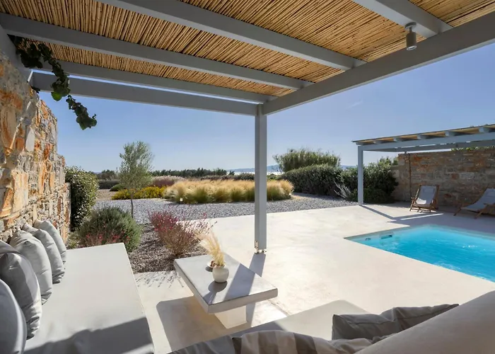 빌라 Dione, Private Pool & Seaview By Naxos Dunes *